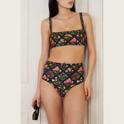 Senoviniai maudymosi kostiumėliai, moteriški „Push Up“ atskiri „Bandeau“ aukšto juosmens atostogų paplūdimio suknelė, dviejų dalių maudymosi kostiumėlis ir „Cover Up“ vasara