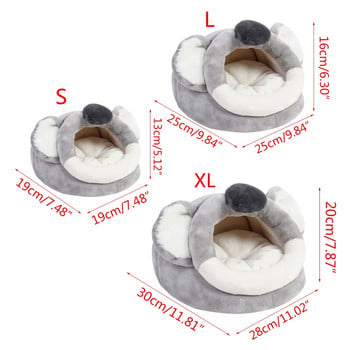 Χαριτωμένο χάμστερ Σπίτι Κλουβί κατοικίδιο σκυλί για Γάτα Χειμερινό ζεστό κρεβάτι ύπνου Μικρό κουτάβι γατάκι τσιντσιλά Σκίουρος Μαλακό φανελένιο χαλάκι φωλιάς