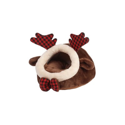 Χαριτωμένο χάμστερ Σπίτι Κλουβί κατοικίδιο σκυλί για Γάτα Χειμερινό ζεστό κρεβάτι ύπνου Μικρό κουτάβι γατάκι τσιντσιλά Σκίουρος Μαλακό φανελένιο χαλάκι φωλιάς