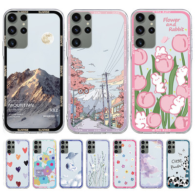Για Samsung Galaxy S23 Ultra Plus s23+ 5G S 23 Case Coque Για Samsung GalaxyS23 GalaxyS23Ultra Flowers Fundas Shell κάλυμμα προφυλακτήρα