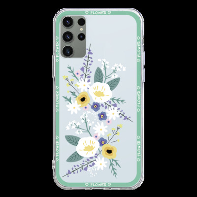 Skirtas Samsung Galaxy S23 Ultra Plus s23+ 5G S 23 Case Coque, skirtas Samsung GalaxyS23 GalaxyS23Ultra Flowers Fundas Shell buferio dangtelis