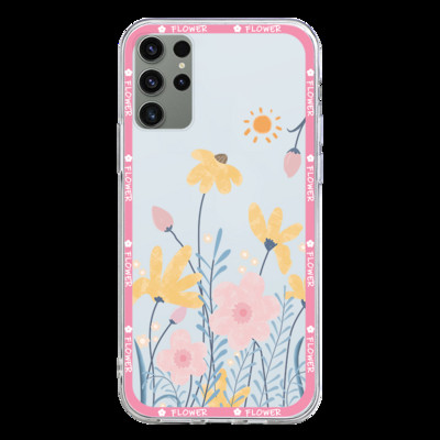 Skirtas Samsung Galaxy S23 Ultra Plus s23+ 5G S 23 Case Coque, skirtas Samsung GalaxyS23 GalaxyS23Ultra Flowers Fundas Shell buferio dangtelis