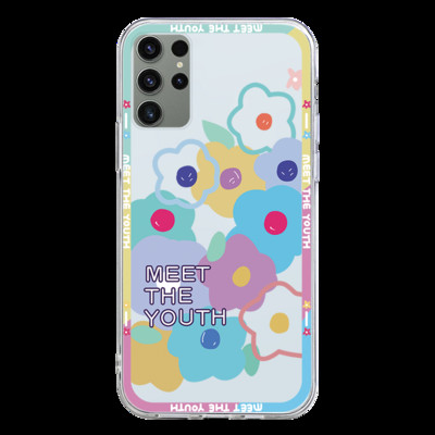 Skirtas Samsung Galaxy S23 Ultra Plus s23+ 5G S 23 Case Coque, skirtas Samsung GalaxyS23 GalaxyS23Ultra Flowers Fundas Shell buferio dangtelis