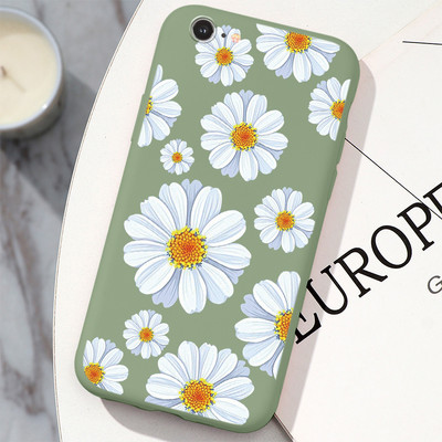 Για iPhone 6 6S 6 Plus Funda Για iphone 6Plus 6s plus Capa iPhone6plus 6 s iPhone6s TPU Καλύμματα Flower Protect Silicon Matte Case