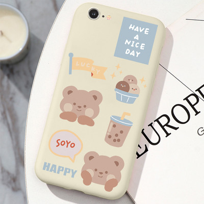 Για iPhone 6 6S 6 Plus Funda Για iphone 6Plus 6s plus Capa iPhone6plus 6 s iPhone6s TPU Καλύμματα Flower Protect Silicon Matte Case