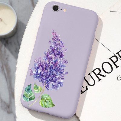 Για iPhone 6 6S 6 Plus Funda Για iphone 6Plus 6s plus Capa iPhone6plus 6 s iPhone6s TPU Καλύμματα Flower Protect Silicon Matte Case