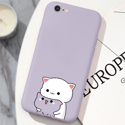 Για iPhone 6 6S 6 Plus Funda Για iphone 6Plus 6s plus Capa iPhone6plus 6 s iPhone6s TPU Καλύμματα Flower Protect Silicon Matte Case