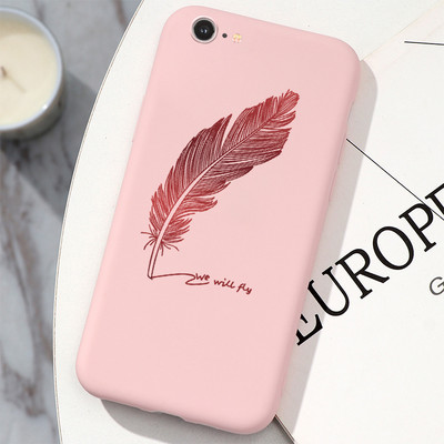 Για iPhone 6 6S 6 Plus Funda Για iphone 6Plus 6s plus Capa iPhone6plus 6 s iPhone6s TPU Καλύμματα Flower Protect Silicon Matte Case
