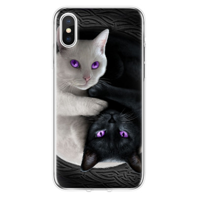 Θήκη για iPhone X XS XR 10 Θήκες Κάλυμμα TPU από σιλικόνη για iPhone XS Max Coque Etui Bumper Phone Back Cover Full 360 Protective