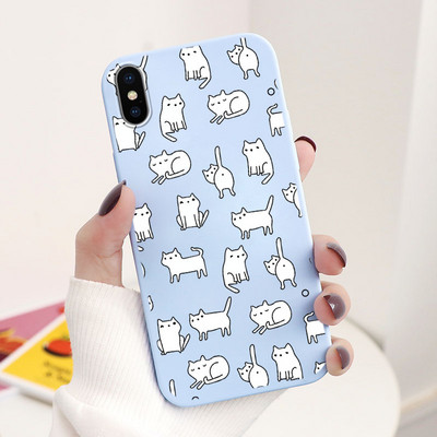 За iPhone X XR XS Max Cute Animal Celular Case за iPhoneXR xs max x Xs Max xr Xsmax XSMAX Xr xR xsmax Silicon Matte TPU Fundas
