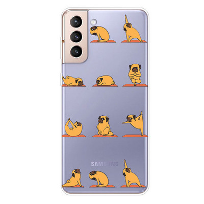 Για Samsung Galaxy S21 FE Ultra Plus 5G Θήκη Διάφανη TPU Silicone Soft Cartoon Case for Samsung S21FE 5G S 21 Case