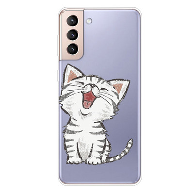 Για Samsung Galaxy S21 FE Ultra Plus 5G Θήκη Διάφανη TPU Silicone Soft Cartoon Case for Samsung S21FE 5G S 21 Case