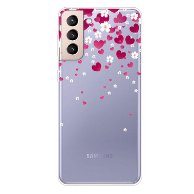 Για Samsung Galaxy S21 FE Ultra Plus 5G Θήκη Διάφανη TPU Silicone Soft Cartoon Case for Samsung S21FE 5G S 21 Case