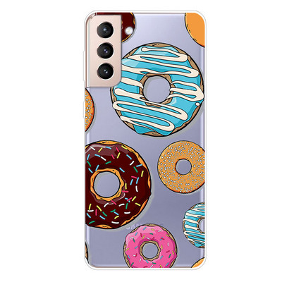 Για Samsung Galaxy S21 FE Ultra Plus 5G Θήκη Διάφανη TPU Silicone Soft Cartoon Case for Samsung S21FE 5G S 21 Case
