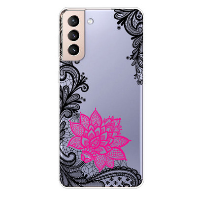 Για Samsung Galaxy S21 FE Ultra Plus 5G Θήκη Διάφανη TPU Silicone Soft Cartoon Case for Samsung S21FE 5G S 21 Case