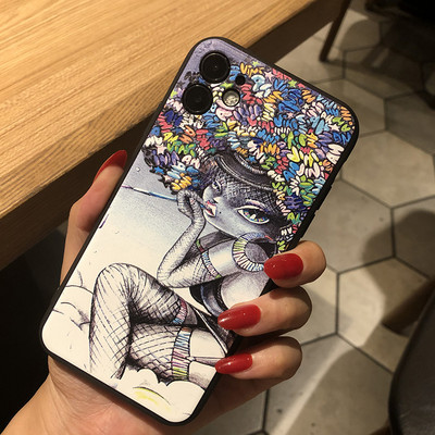 Θήκη τηλεφώνου 3D Relief για θήκη Samsung S21 FE Floral κάλυμμα σιλικόνης για Samsung Galaxy S21 Plus Ultra 5G Θήκη Fundas S21FE