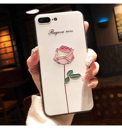 Θήκη τηλεφώνου 3D Relief για θήκη Samsung S21 FE Floral κάλυμμα σιλικόνης για Samsung Galaxy S21 Plus Ultra 5G Θήκη Fundas S21FE