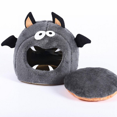 Šilta mažų naminių gyvūnėlių lova olandų kiaulių žiurkėno lizdas ežiuko žiurkės šinšilos Gvinėjos buveinė Mini namas augintiniui šiltas lovas naminių gyvūnėlių reikmenys