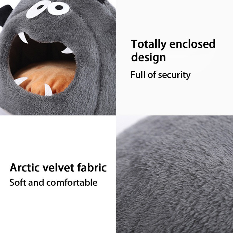 Šilta mažų naminių gyvūnėlių lova olandų kiaulių žiurkėno lizdas ežiuko žiurkės šinšilos Gvinėjos buveinė Mini namas augintiniui šiltas lovas naminių gyvūnėlių reikmenys