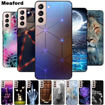Για Samsung S21 FE Θήκη Μαλακό πίσω κάλυμμα σιλικόνης TPU για θήκες τηλεφώνου Samsung S21 Plus 5G στο Galaxy s21 Ultra S 21 FE Coque Shell