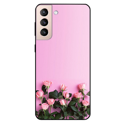 Για Samsung S21 FE Θήκη Μαλακό πίσω κάλυμμα σιλικόνης TPU για θήκες τηλεφώνου Samsung S21 Plus 5G στο Galaxy s21 Ultra S 21 FE Coque Shell