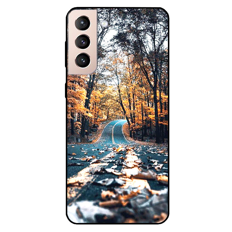 Για Samsung S21 FE Θήκη Μαλακό πίσω κάλυμμα σιλικόνης TPU για θήκες τηλεφώνου Samsung S21 Plus 5G στο Galaxy s21 Ultra S 21 FE Coque Shell