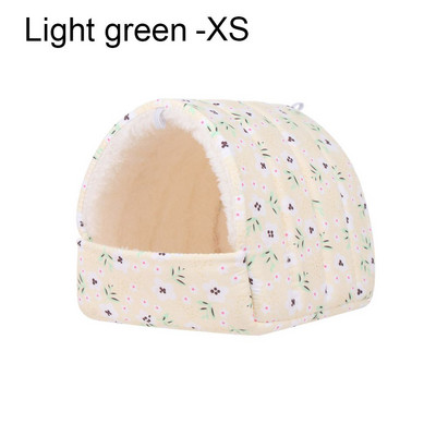 Spalvingas žiemos patogus mini narvas šiltas kilimėlis mažo gyvūno miegamoji lova Žiurkėno namas jūrų kiaulytės lizdas