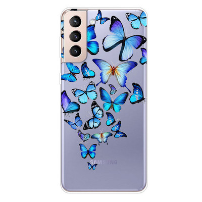 Για Samsung Galaxy S22 Ultra Plus 5G Θήκη Διάφανη TPU Silicone Soft Cartoon Θήκη για Samsung S22 5G S 22 + Κάλυμμα τηλεφώνου Ultra