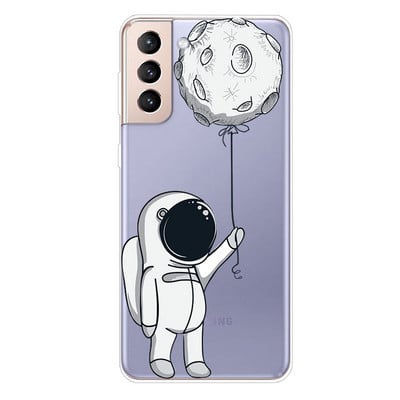 Για Samsung Galaxy S22 Ultra Plus 5G Θήκη Διάφανη TPU Silicone Soft Cartoon Θήκη για Samsung S22 5G S 22 + Κάλυμμα τηλεφώνου Ultra