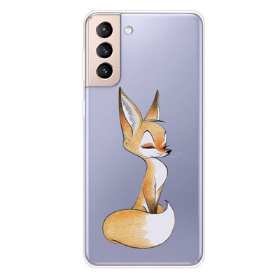 Για Samsung Galaxy S22 Ultra Plus 5G Θήκη Διάφανη TPU Silicone Soft Cartoon Θήκη για Samsung S22 5G S 22 + Κάλυμμα τηλεφώνου Ultra