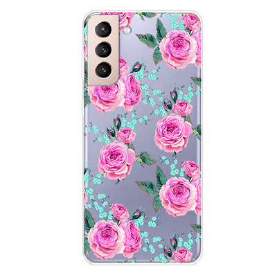 Για Samsung S21 FE Case TPU Silicone Soft Clear Case for Samsung Galaxy S 21 / S21 Plus 5G Cover S21 Ultra FE Transparent Coque