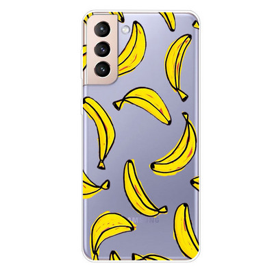 Για Samsung S21 FE Case TPU Silicone Soft Clear Case for Samsung Galaxy S 21 / S21 Plus 5G Cover S21 Ultra FE Transparent Coque