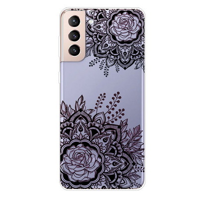 Για Samsung S21 FE Case TPU Silicone Soft Clear Case for Samsung Galaxy S 21 / S21 Plus 5G Cover S21 Ultra FE Transparent Coque