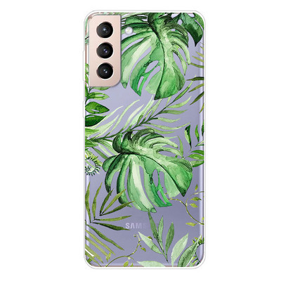 Για Samsung S21 FE Case TPU Silicone Soft Clear Case for Samsung Galaxy S 21 / S21 Plus 5G Cover S21 Ultra FE Transparent Coque