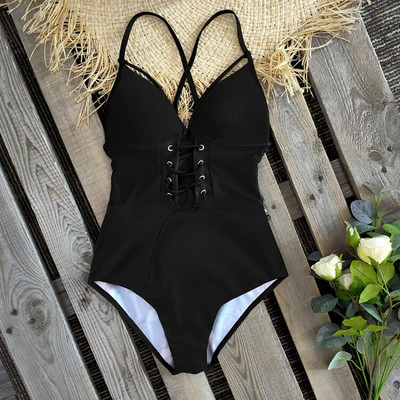 2021-es új haskontroll Wasit Push Up fürdőruha mintás fürdőruha Vintage Retro fürdőruhák Body Strand Wear Backless