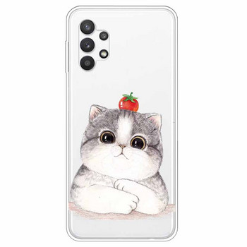 Διαφανές κάλυμμα TPU για Samsung A52s 5G Θήκη A 52 Print Cats Διαφανή καλύμματα βάσης σιλικόνης για Samsung Galaxy A52 5G Coque A 52s