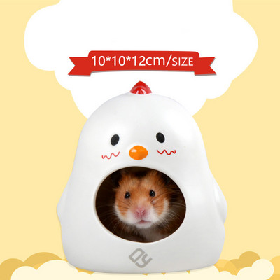 Mielas žiurkėno namas, keramikinis, mažas naminis gyvūnėlis, jūrų kiaulytė