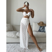 Ashgaily szexi 3 csomagos bikini szett Chiffon Push Up bikini fürdőruha Női fürdőruha fehér fürdőruha Strandruha