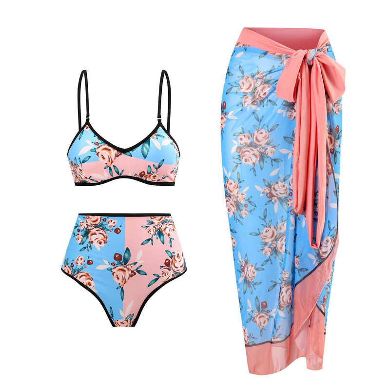 2023-as megfordítható bikini patchwork fürdőruha Külön fürdőruha magas derekú fürdőruhák fürdőruha nyári strandruha