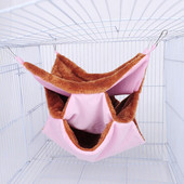 Легло Дебела чанта за хамстер Хамак Плюшено висящо топло гнездо за спане 3 слоя Къща за плъхове