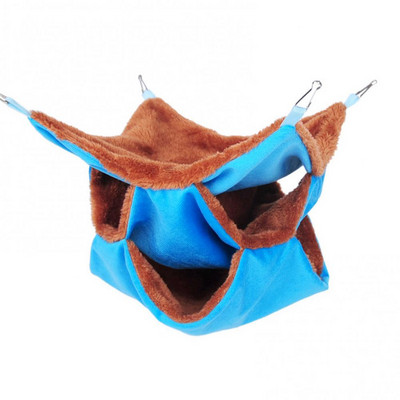 Легло Дебела чанта за хамстер Хамак Плюшено висящо топло гнездо за спане 3 слоя Къща за плъхове