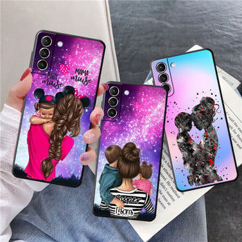 Θήκη τηλεφώνου Baby Mom Super Girl Boy για Huawei P10 P30 Lite P50 Pro P30 Pro P40 Lite EP Smart Z P20 Lite Μαύρο κέλυφος πυριτίου