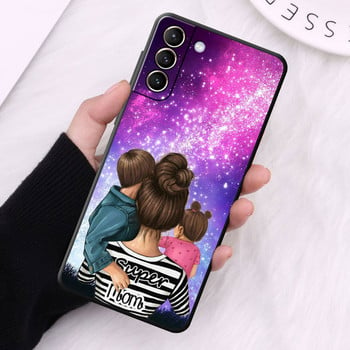 Θήκη τηλεφώνου Baby Mom Super Girl Boy για Huawei P10 P30 Lite P50 Pro P30 Pro P40 Lite EP Smart Z P20 Lite Μαύρο κέλυφος πυριτίου