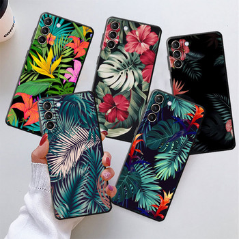 Θήκη τηλεφώνου Vintage Banana Leaf Flower για Huawei P20 Lite P30 Lite P10 P40 Lite E P30 Pro P Smart Z P50 Pro P40 Μαλακό κάλυμμα πίσω