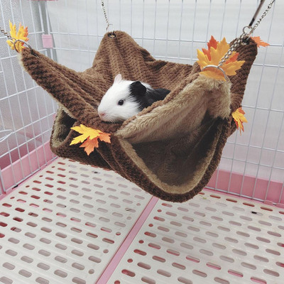 Dvoslojna topla odvojiva vreća za spavanje s kukama za kućne ljubimce, viseća mreža za spavanje, tunel