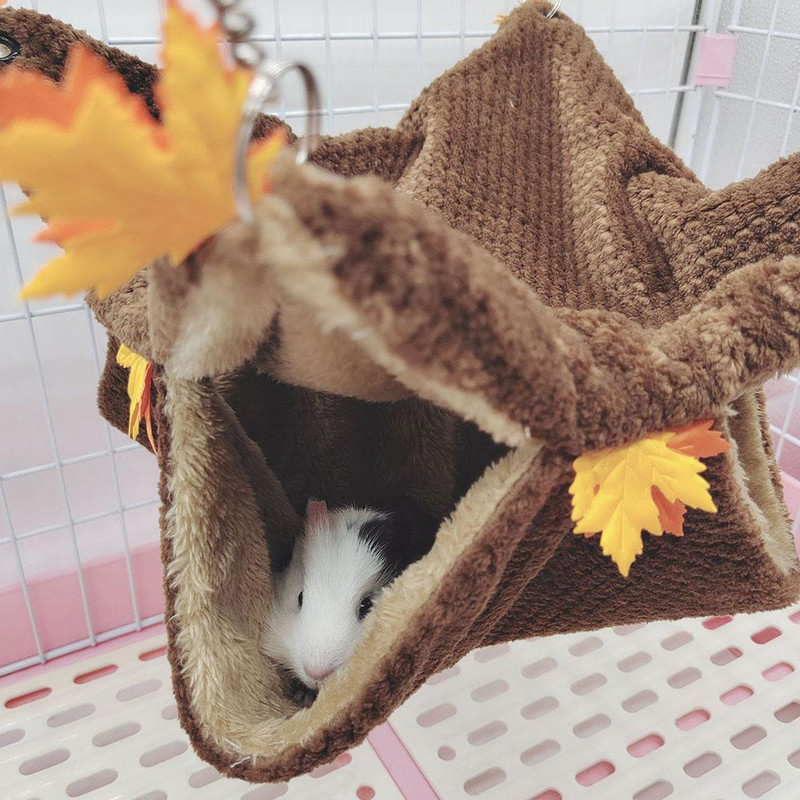 Dvoslojna topla odvojiva vreća za spavanje s kukama za kućne ljubimce, viseća mreža za spavanje, tunel