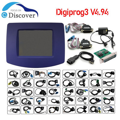 Професионален DIGIPROG 3 V4.94 пълен комплект/OBD с CPU FTDI скенер за пробег Digiprog3 DigiprogIII 4.94 Инструмент за пробег