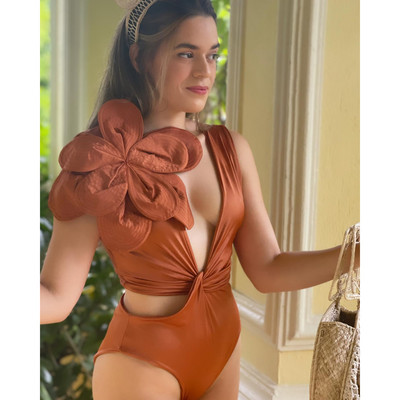 2023 Costum de baie sexy cu decolteu în V Costume de baie de femeie Push Up Monokini cu imprimeu Costume de baie Costum de baie Imbracaminte de plajă