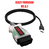 NAUJAS V2.3.7 ELS27 Forscan Car ELM327 OBD2 diagnostikos įrankio skaitytuvo kodų skaitytuvas, skirtas Mazda 3 CX5 6 Ford Focus MK2 MK3 Fiesta Lincoln