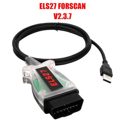 ÚJ V2.3.7 ELS27 Forscan autó ELM327 OBD2 diagnosztikai eszköz szkenner kódolvasó Mazda 3 CX5 6 Ford Focus MK2 MK3 Fiesta Lincolnhoz